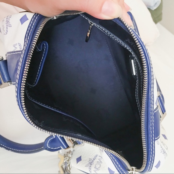 | MCM | Visetos Crossbody Boston Bag with Charms | - Picture 14 of 17